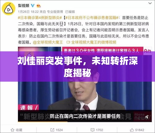 刘佳丽突发事件，未知转折深度揭秘
