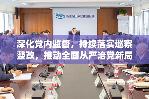 深化党内监督，持续落实巡察整改，推动全面从严治党新局面