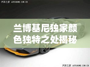 兰博基尼独家颜色独特之处揭秘